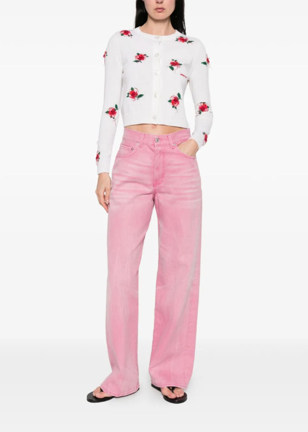 Pink jeans
