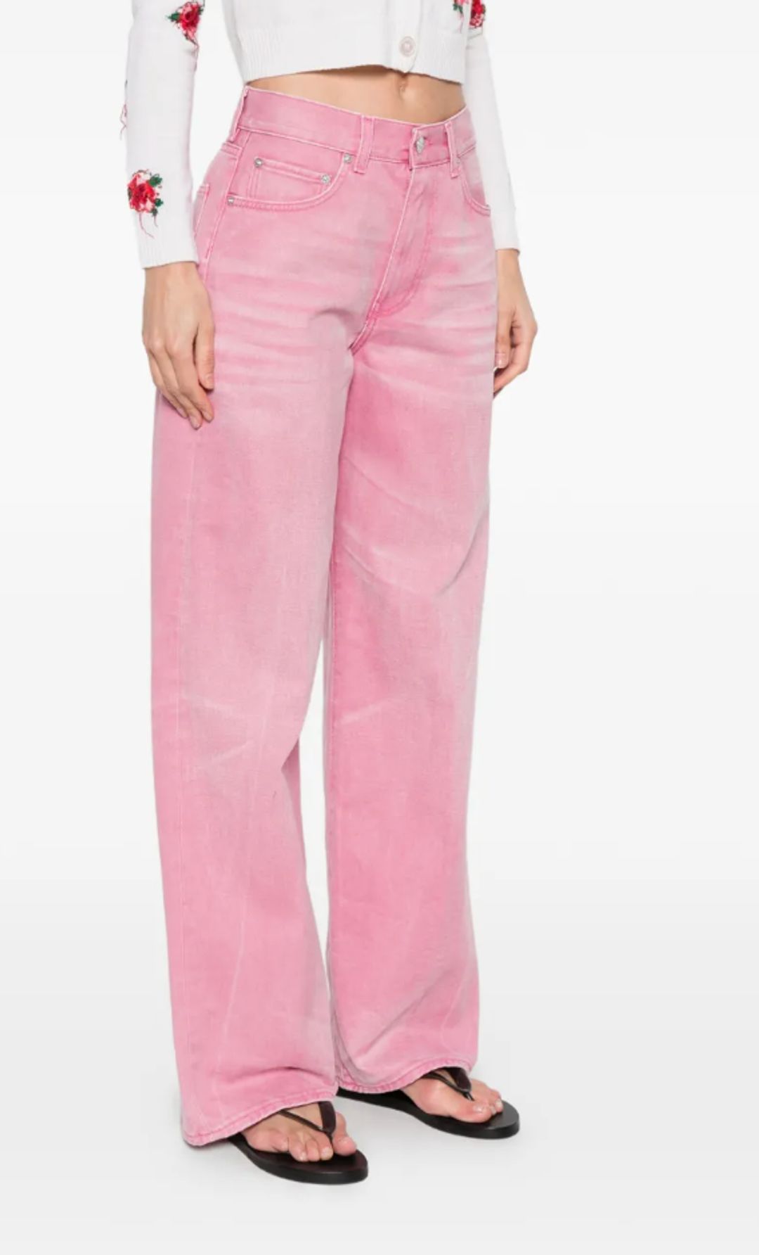 Pink jeans