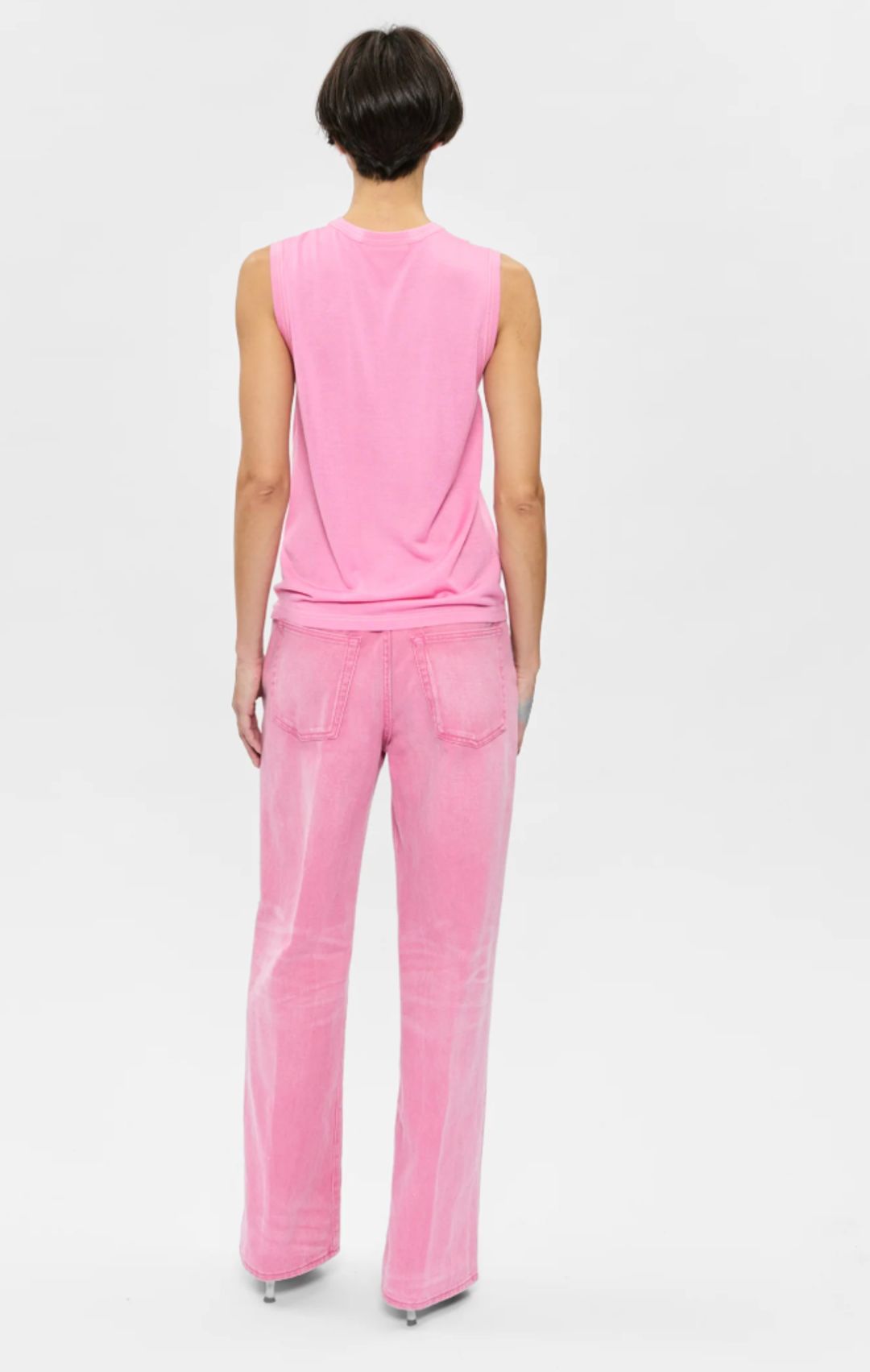 Pink jeans