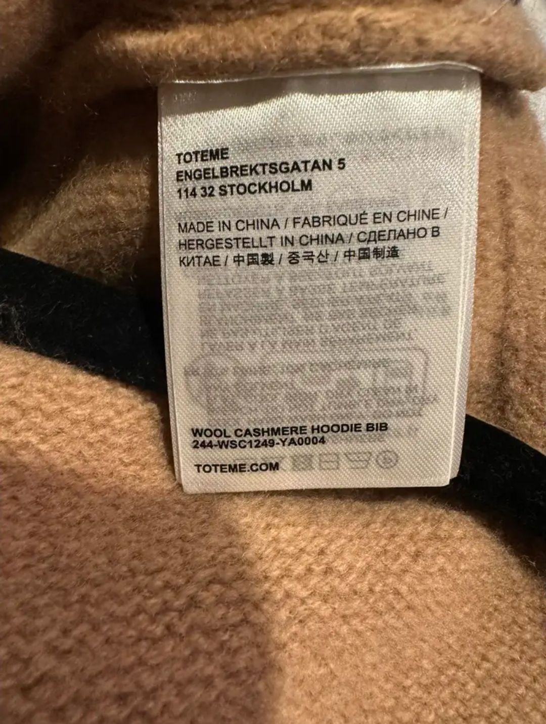 Toteme Cashmere Hooded Bib