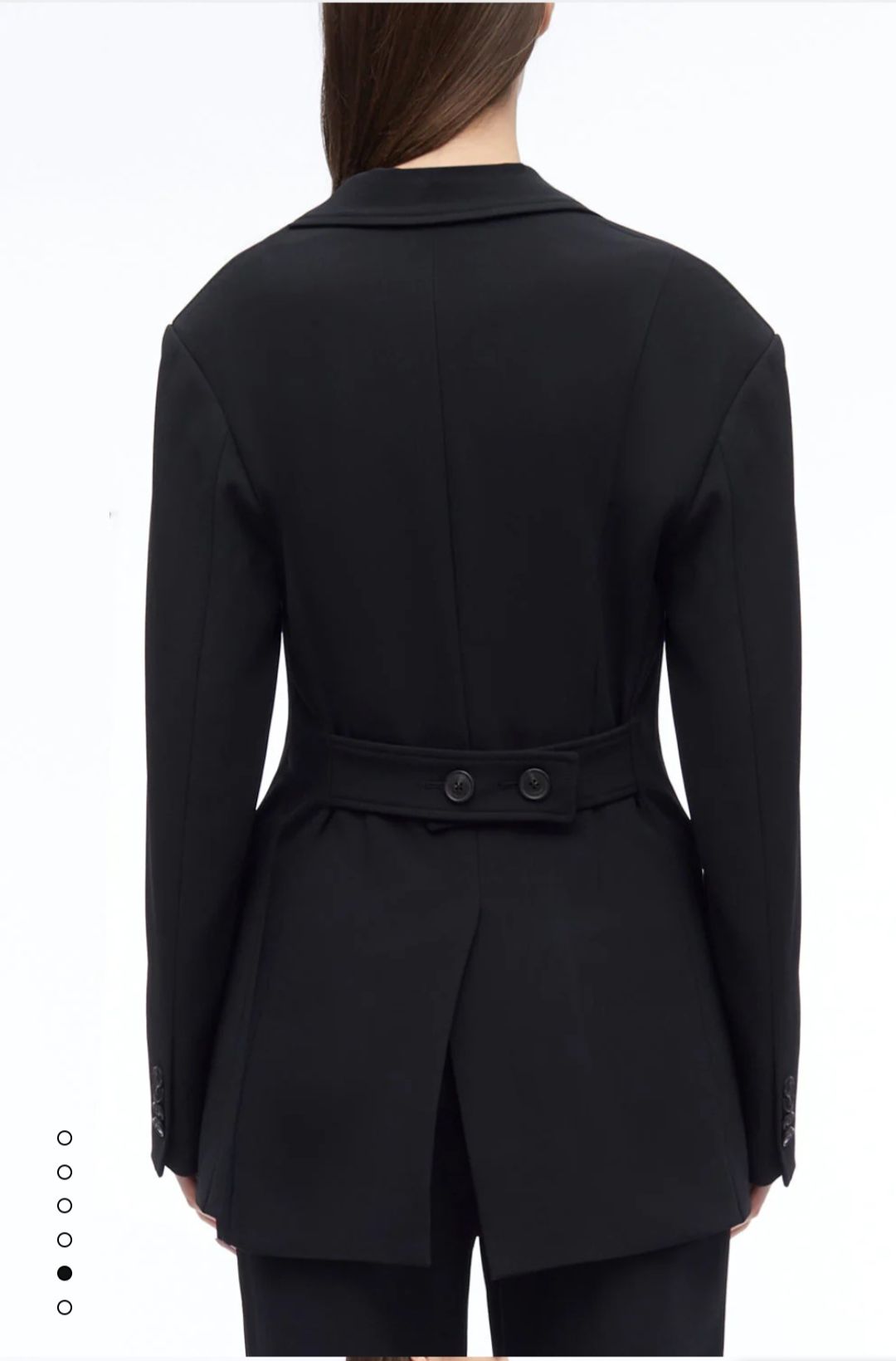 Tailored blazer with notch lapels