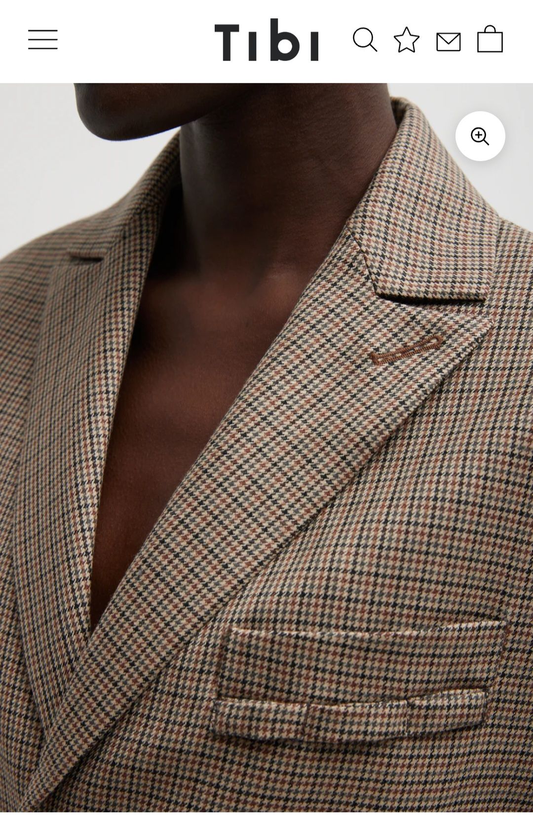 Thomas Menswear Check Dennis Cutout Blazer