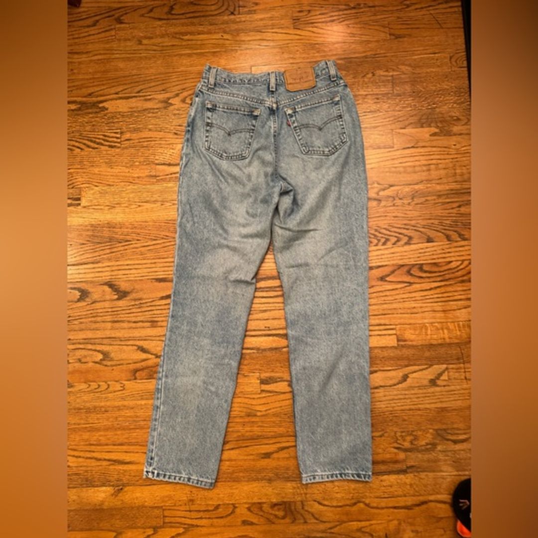 Levi's Made in the USA Vintage Light Blue Straight Leg Jeans