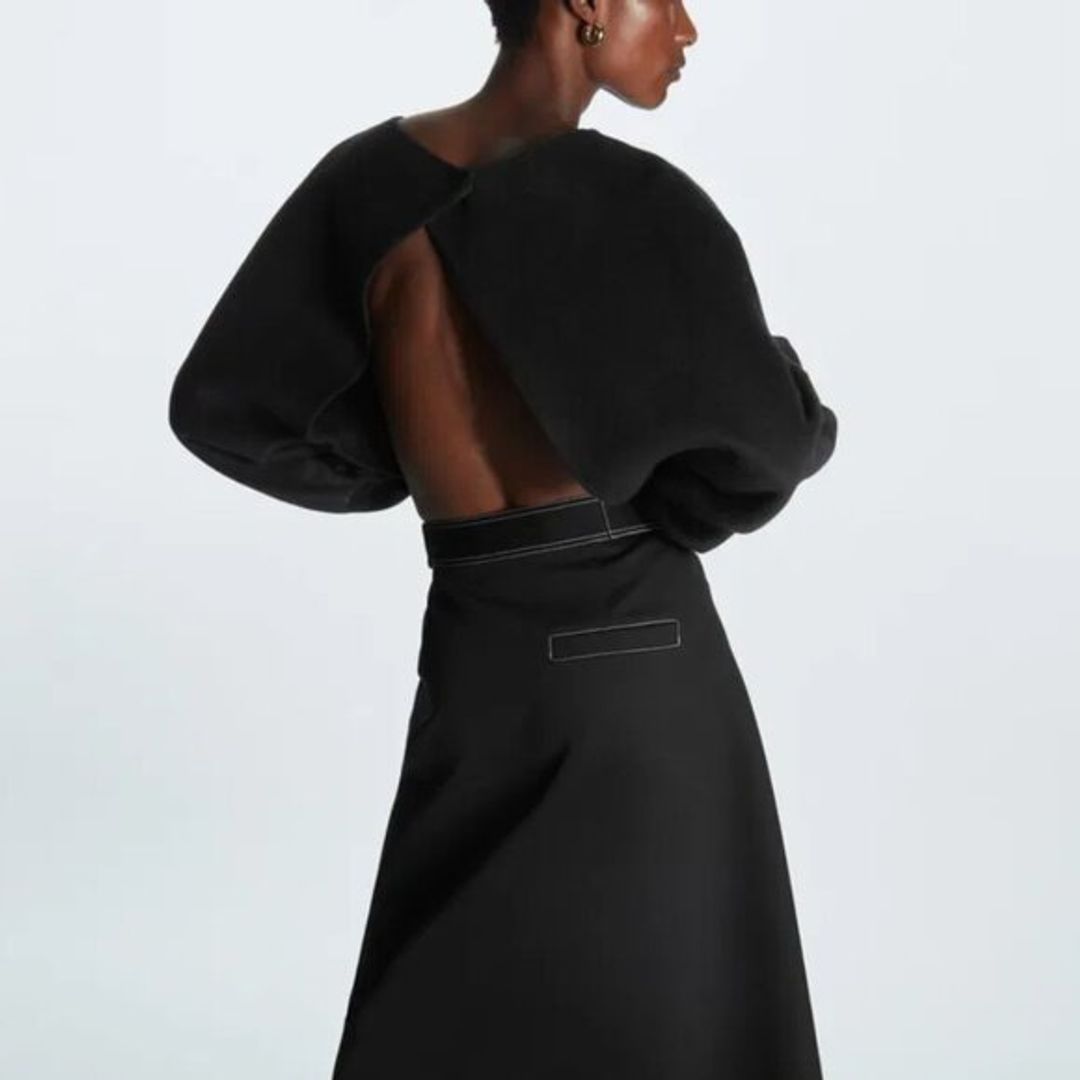 COS Open-Back Wool Bolero Jacket