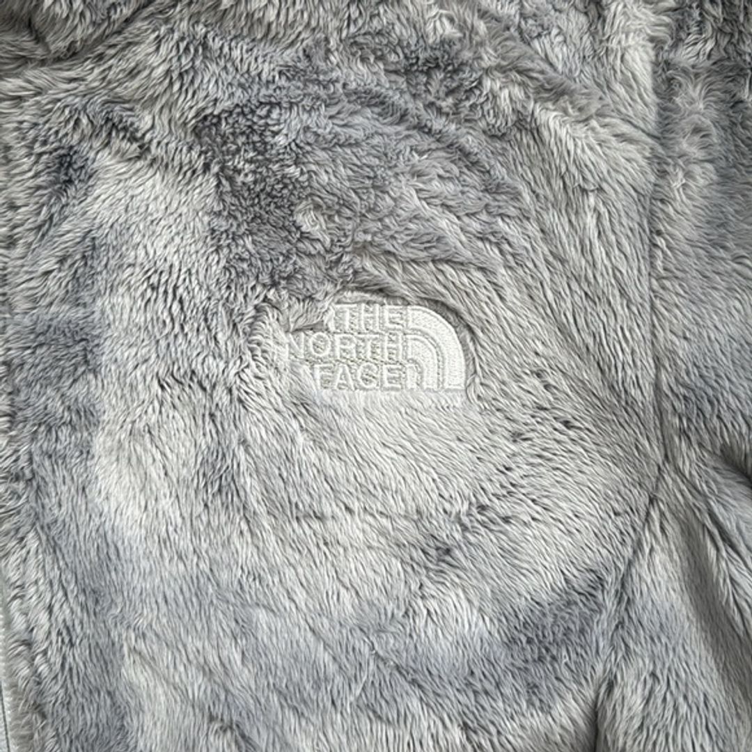 The North Face Grey Fuzzy Zip Up Jacket