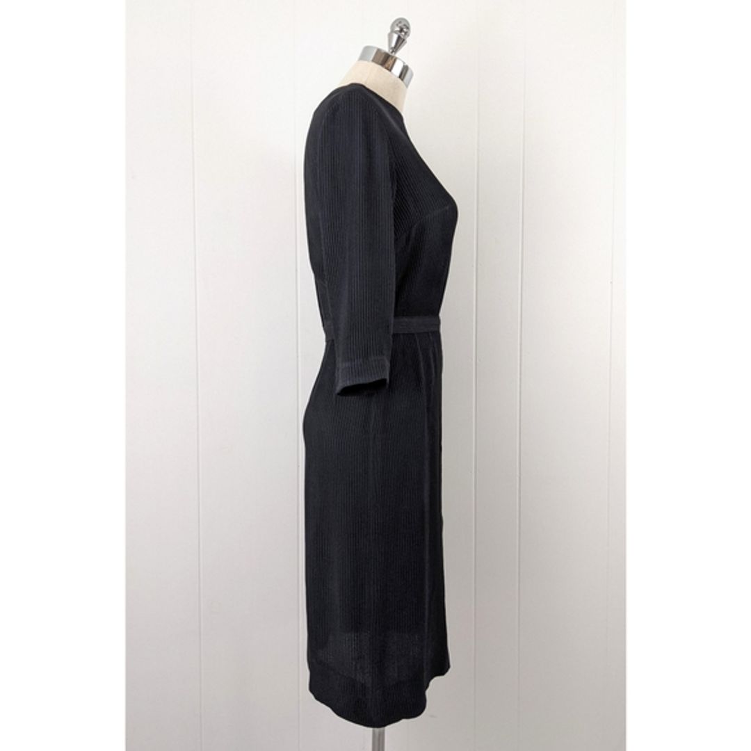 Vintage 50's L'Aiglon Ribbed Wiggle Dress