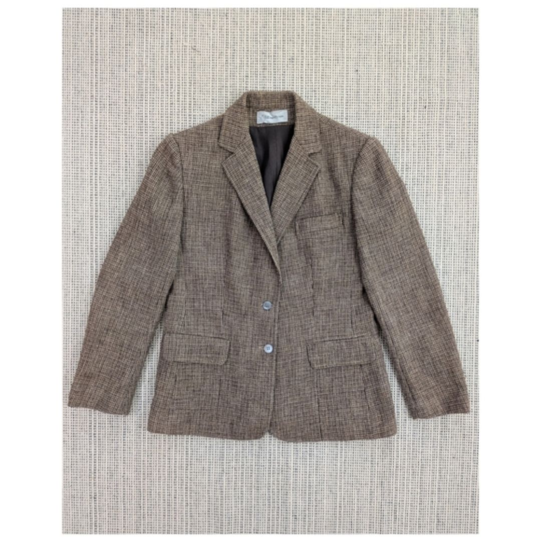 Vintage 70's Evan-Picone Structured Tweed Blazer