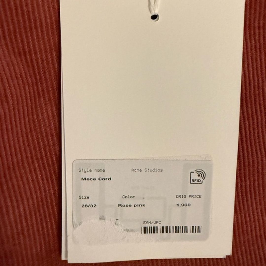 NWT Acne Studios Mece Corduroy Pants