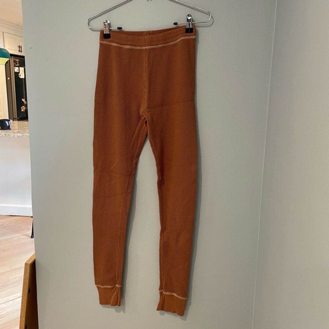 Vince Fin & Vince Brown Waffle Pant