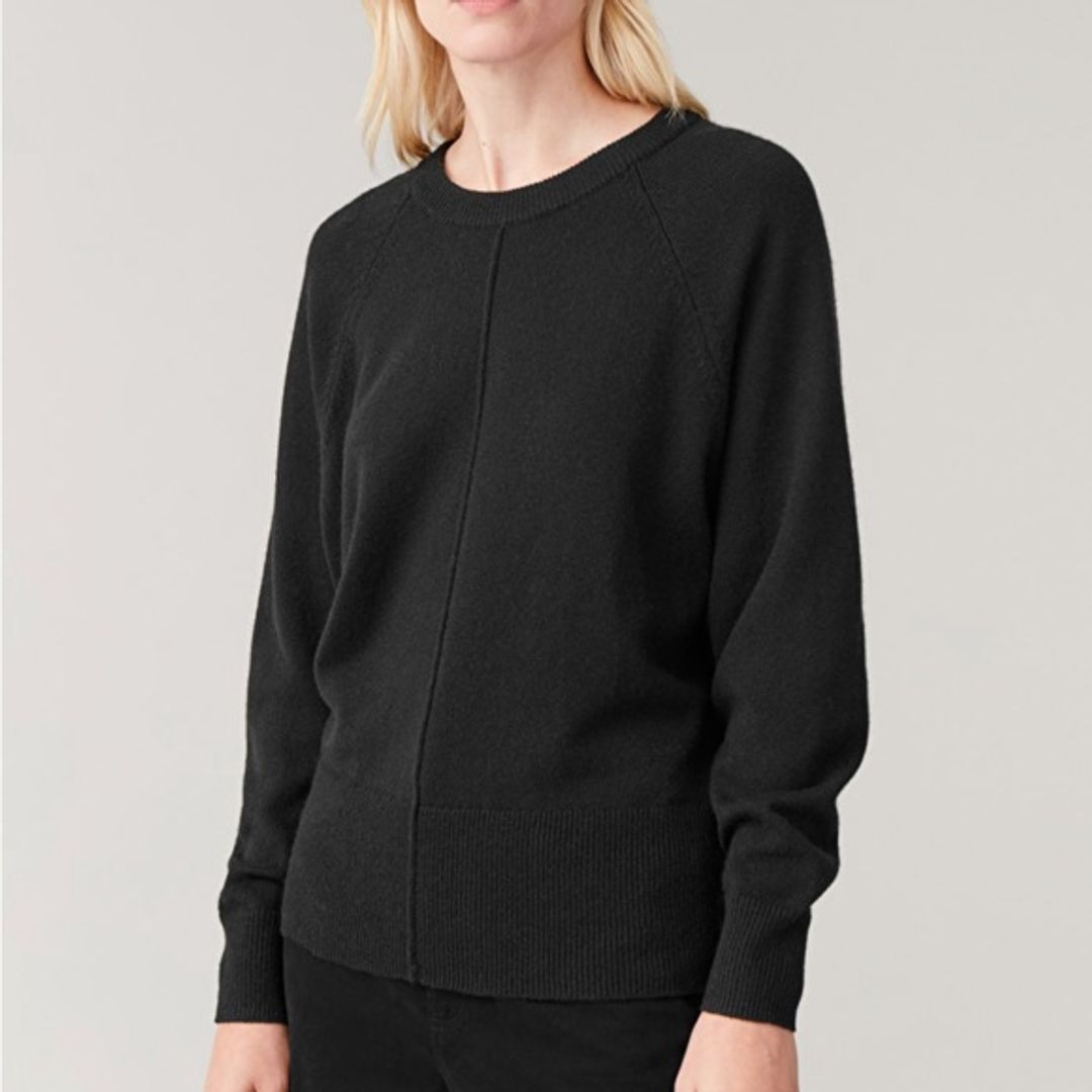 COS Knitted Cotton-Yak Sweater