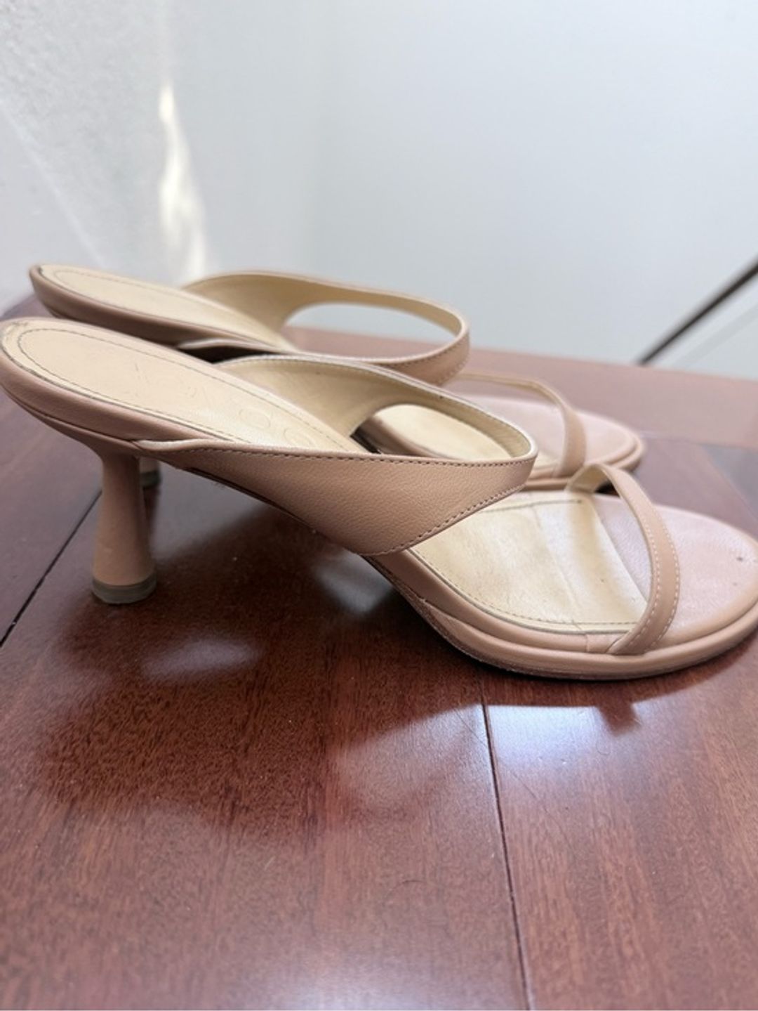 Aeyde 65mm Mary Leather Sandals