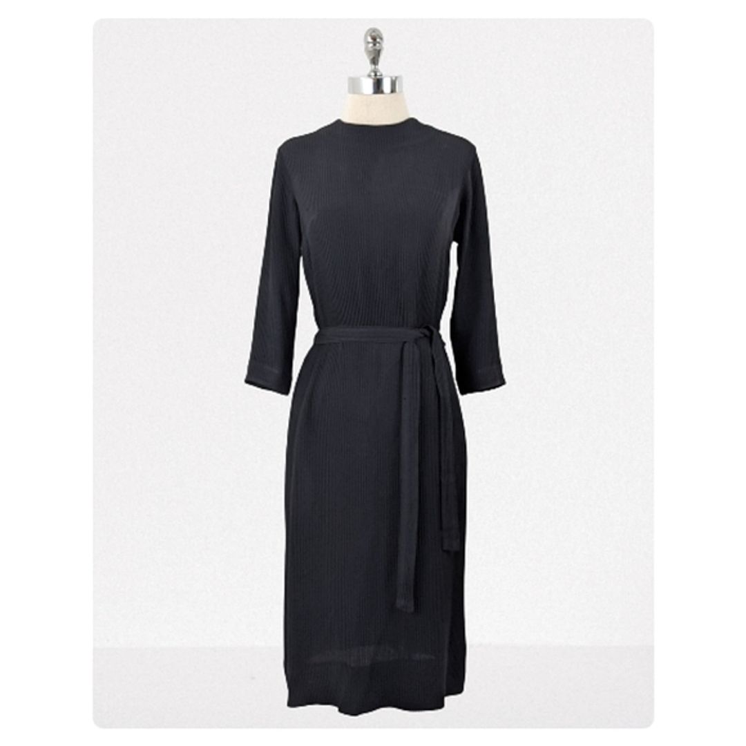 Vintage 50's L'Aiglon Ribbed Wiggle Dress
