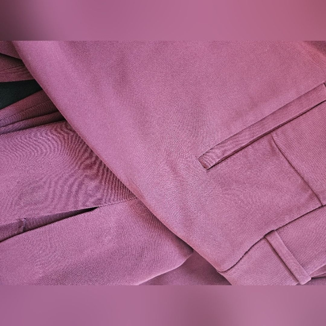 Tibi BEATLE Stretch Crepe Straight Leg Pants in Good Condition
