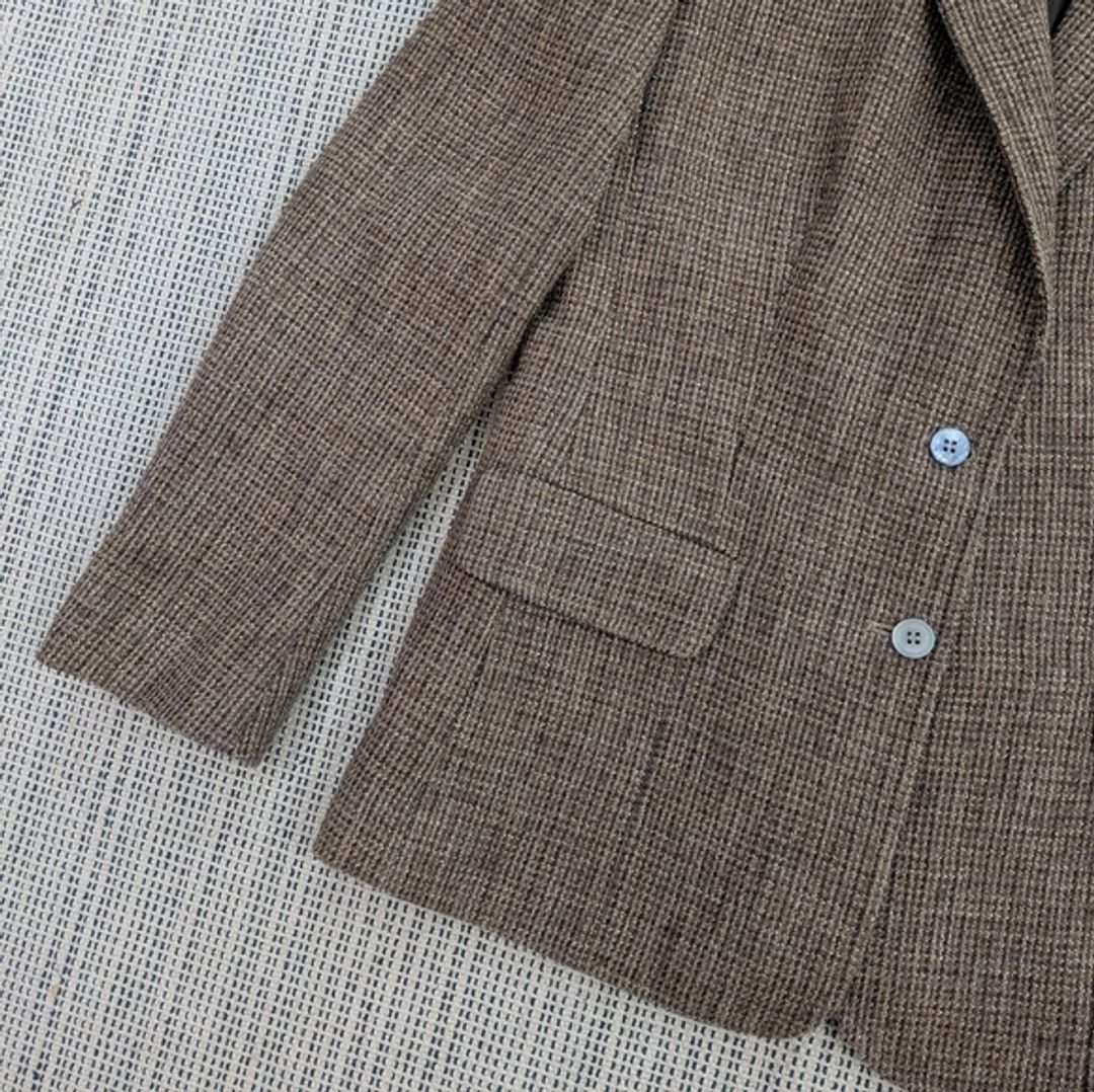 Vintage 70's Evan-Picone Structured Tweed Blazer