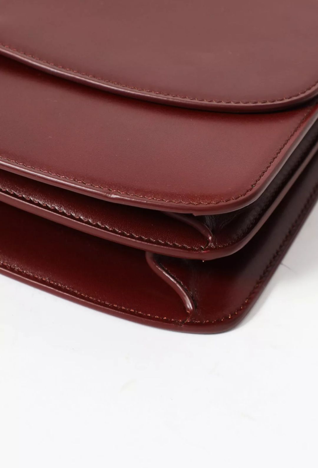 The Row Sofia 10 Small Leather Tote Bag In Red