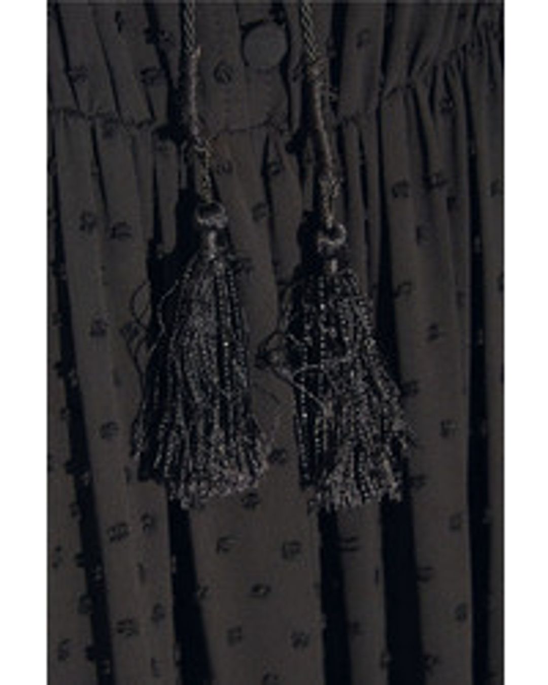 Alexia Embroidered Fil Coup Maxi Dress Black #4