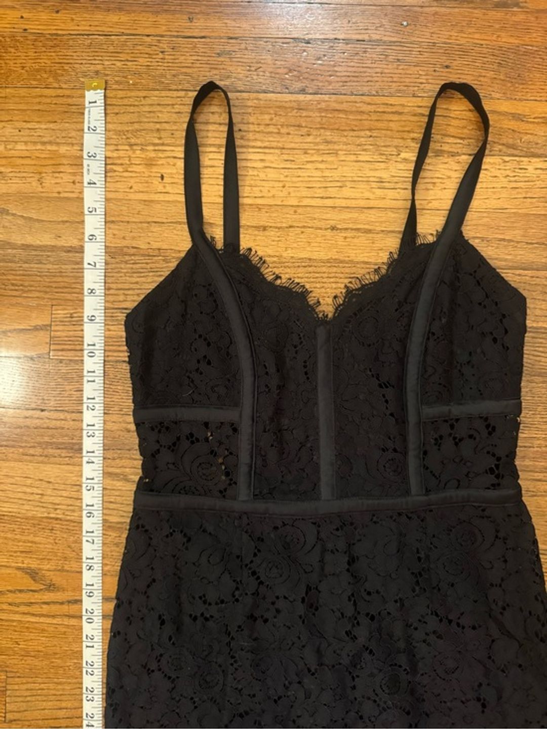 NWT Express Black Lace Bustier Corset Paneled Bodycon Pencil Dress 6