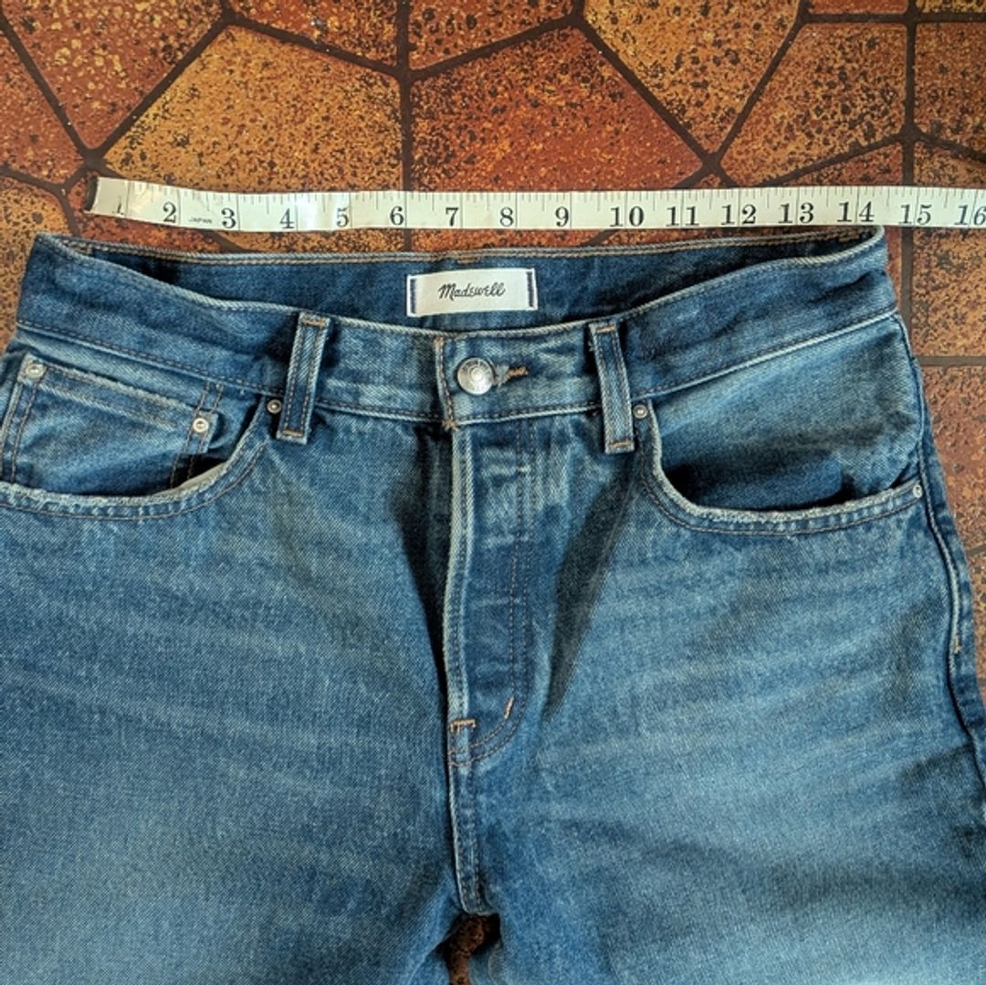 NWT Madewell The Dean Easy Straight Jean