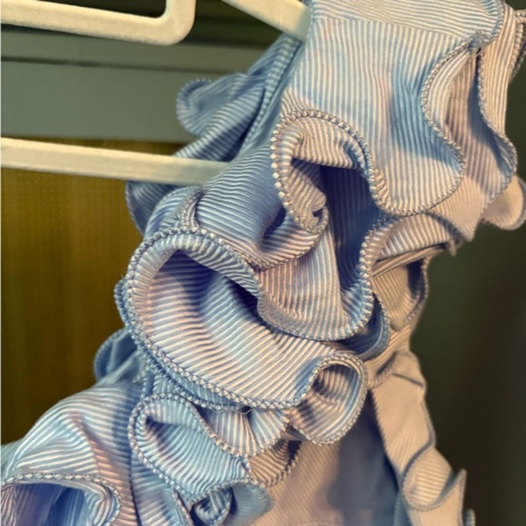 Cinq a Sept One Shoulder Ruffle Blouse