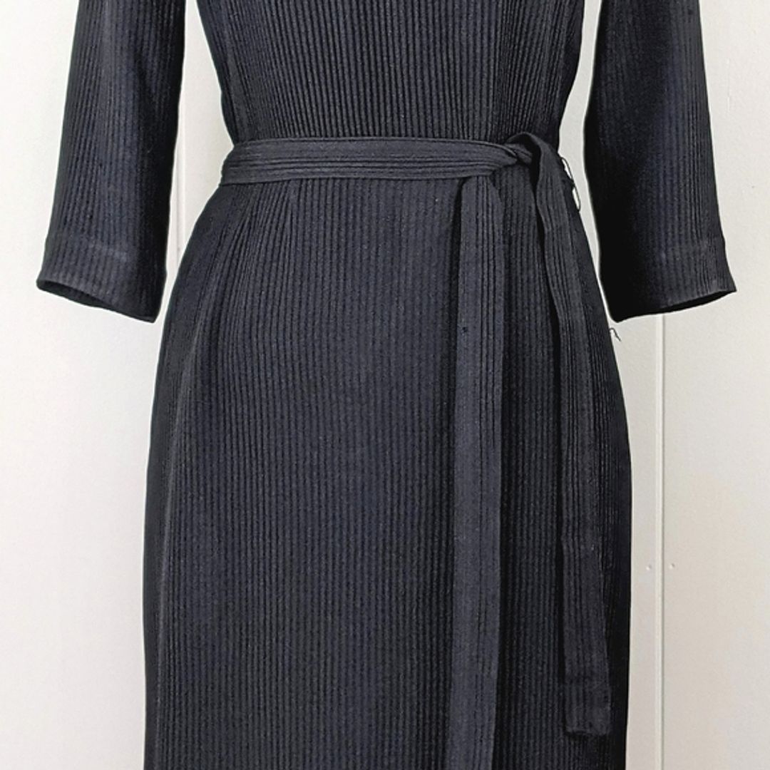 Vintage 50's L'Aiglon Ribbed Wiggle Dress