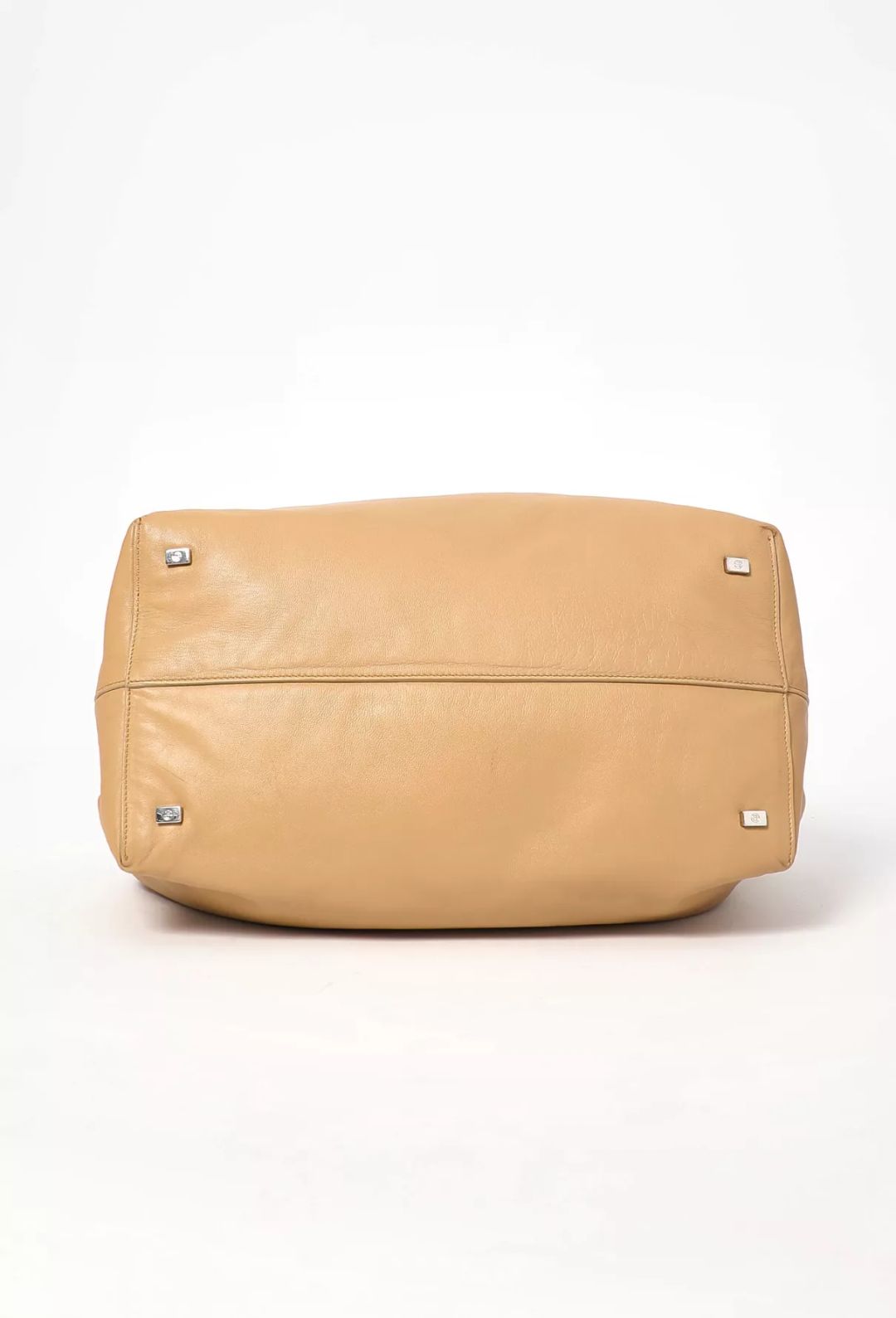 The Row Yellow Double Circle Xl Leather Tote Bag