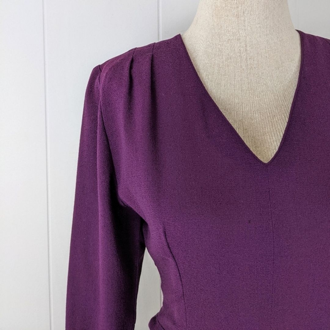 Guy Laroche Vintage 80's Sheath Dress with Bow Detail