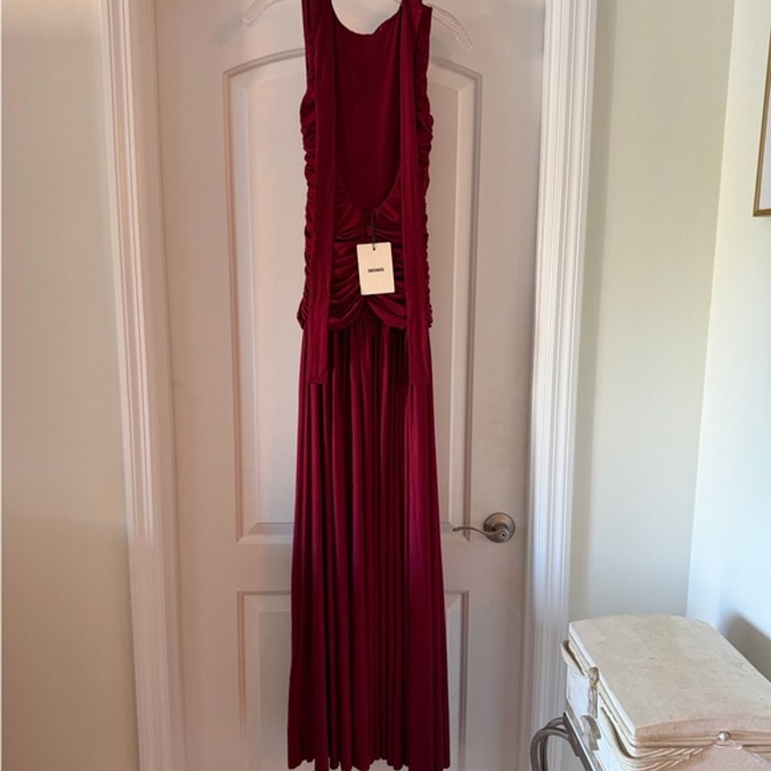 NWT Siedrés Burgundy Maxi Dress