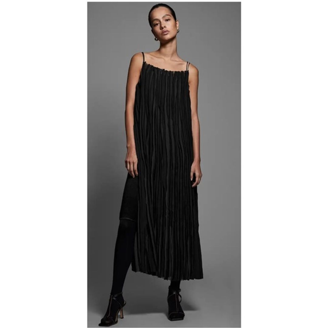 COS Black Maxi Dress