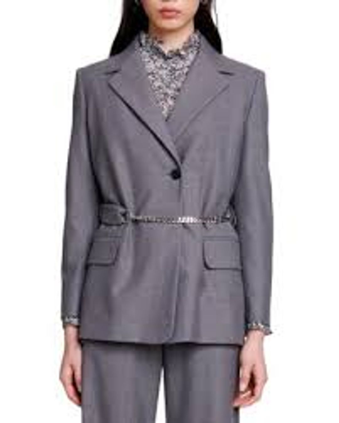 NWT Maje Villanette Chain Belt Blazer