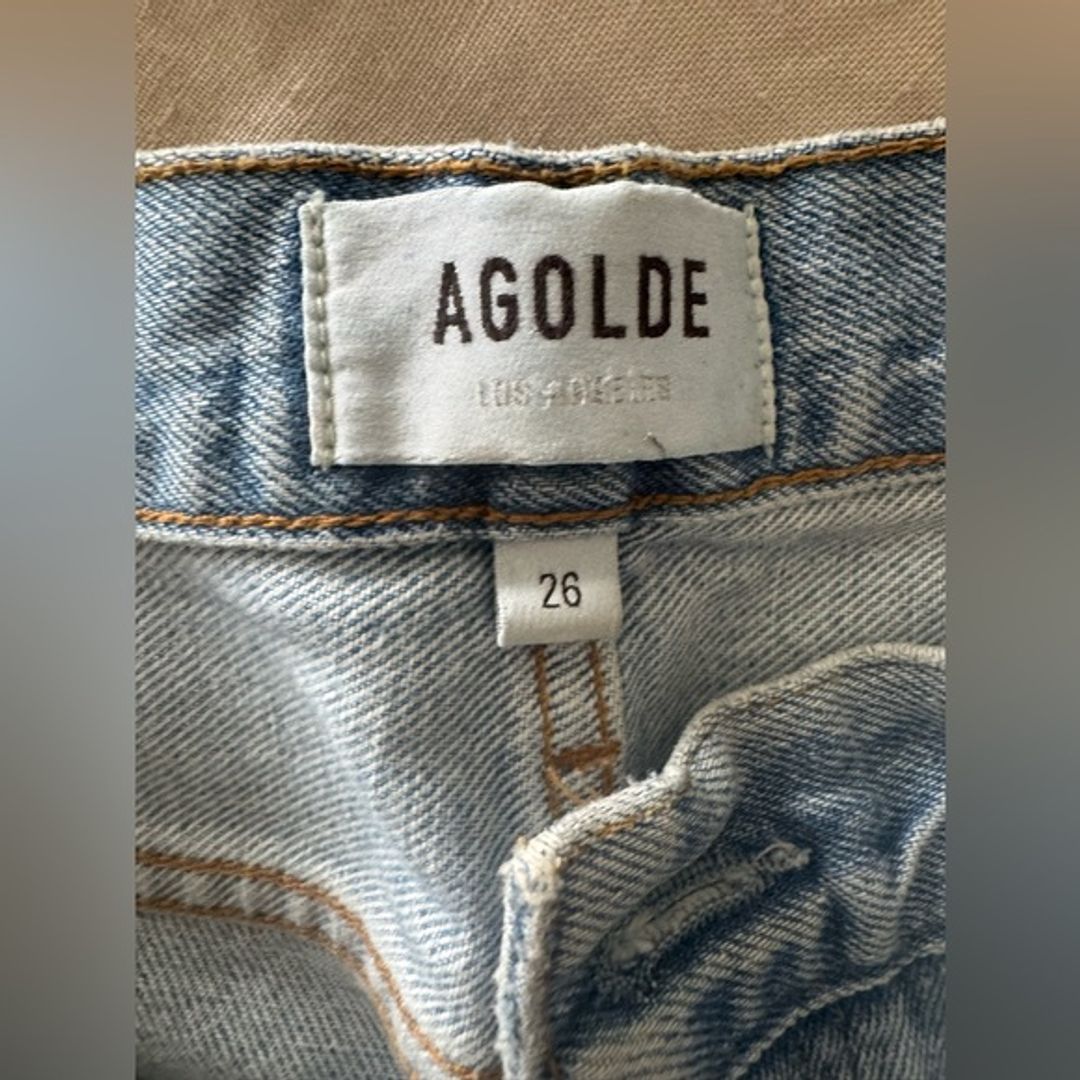 AGolde Ripley Mid-Rise Straight Jeans