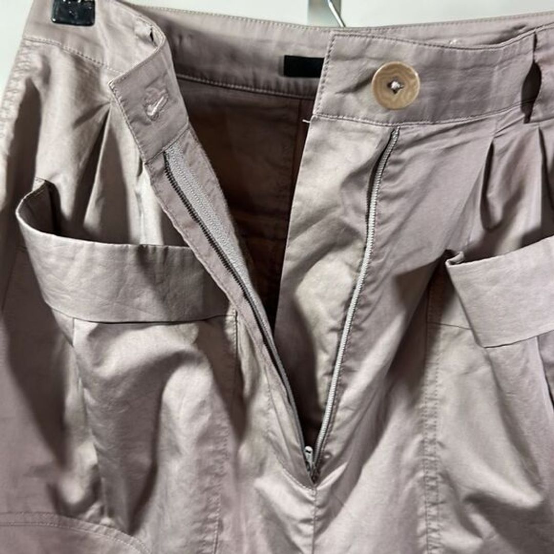 Tibi Beige Wide Leg Pants on