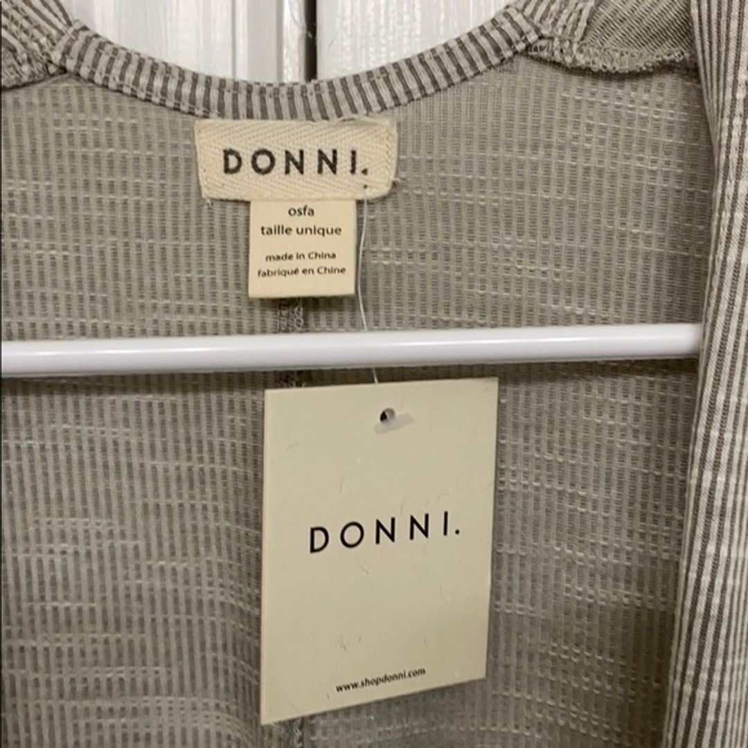 NWT Donni Ribbed Cardigan