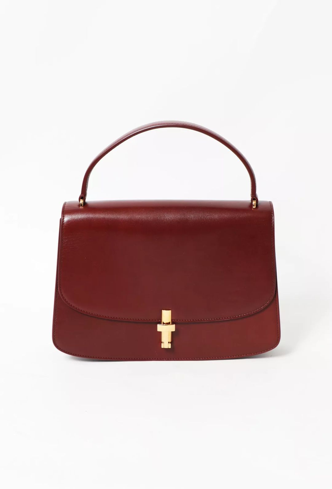 The Row Sofia 10 Small Leather Tote Bag In Red