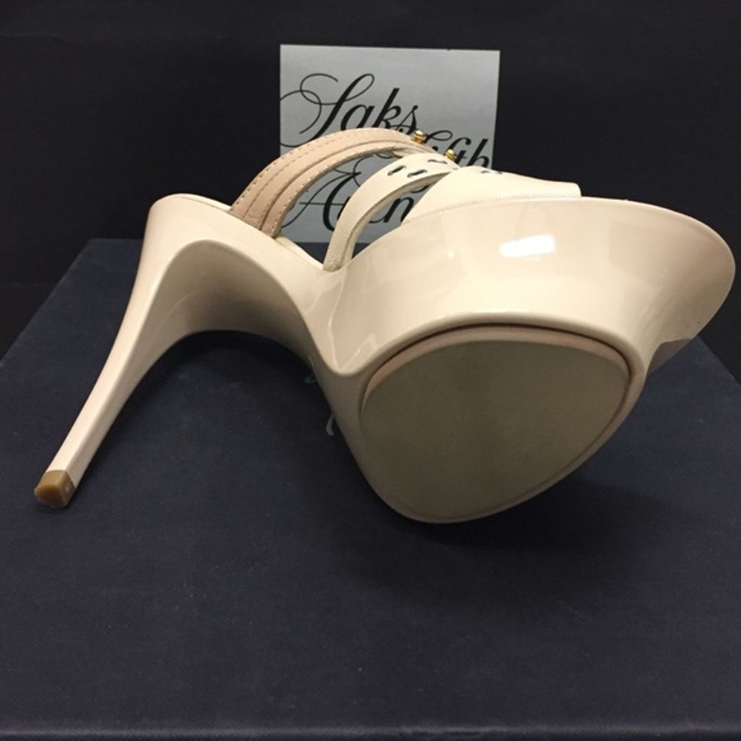 NWT Giuseppe Zanotti Dea 110 Sand Nappa Crema 36.5