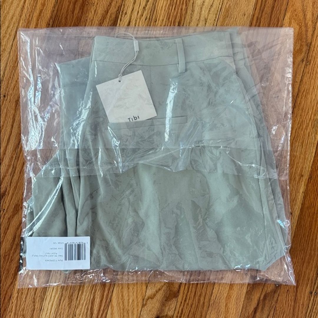 NWT Tibi Relaxed Suiting Triple Pleat Pant