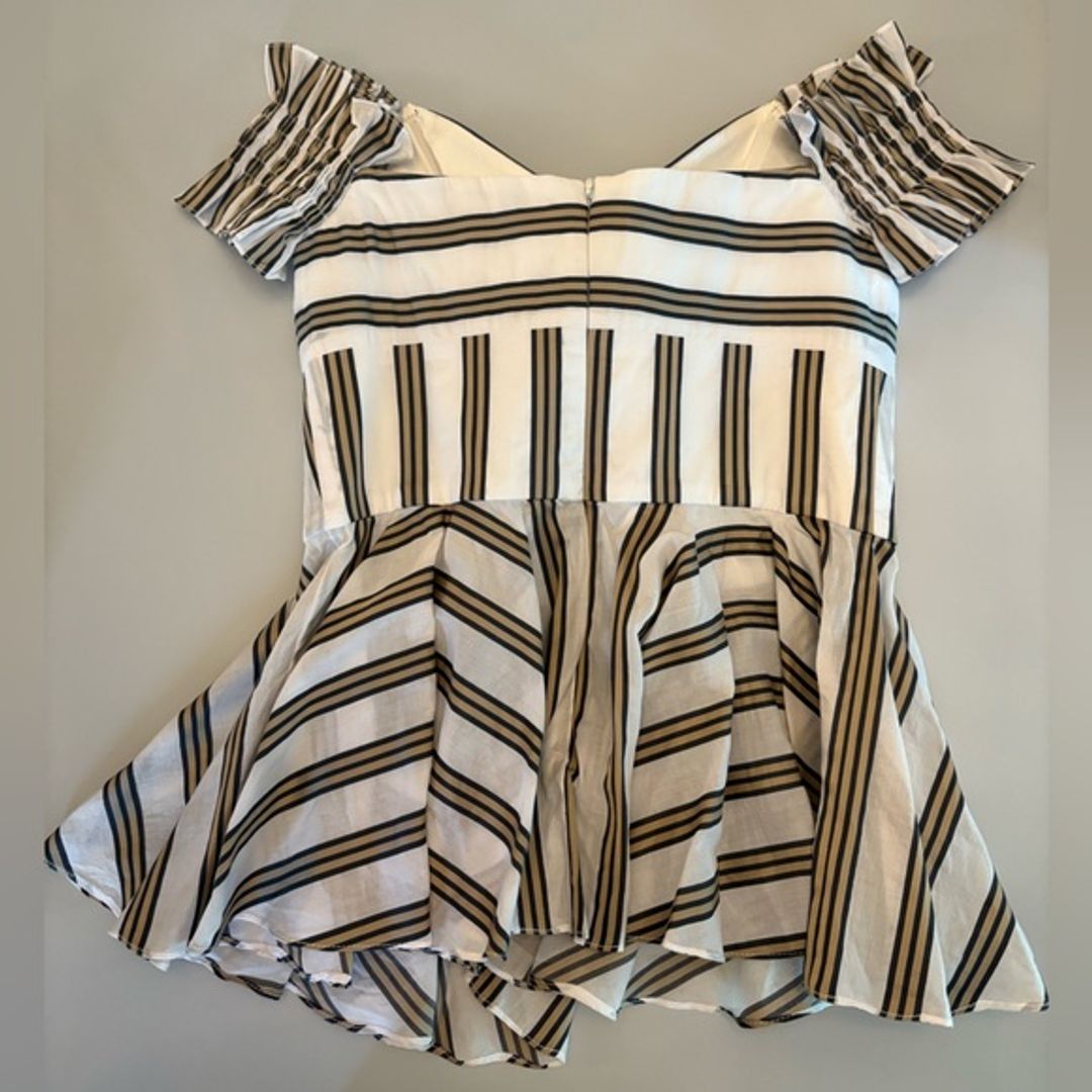 Caroline Constas Striped Top