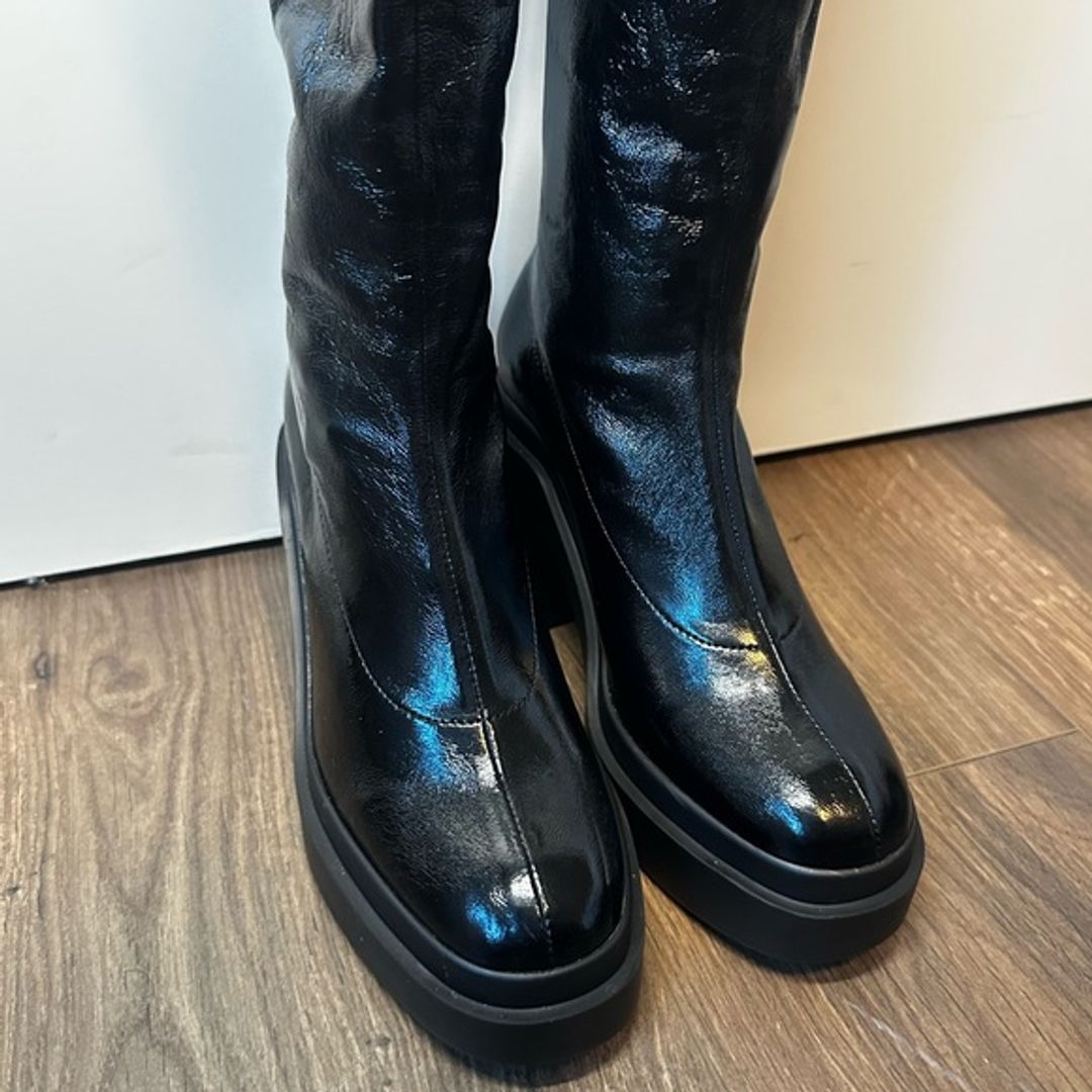 NWT Clergerie Robert Clergerie Leather Knee-High Women's Boots