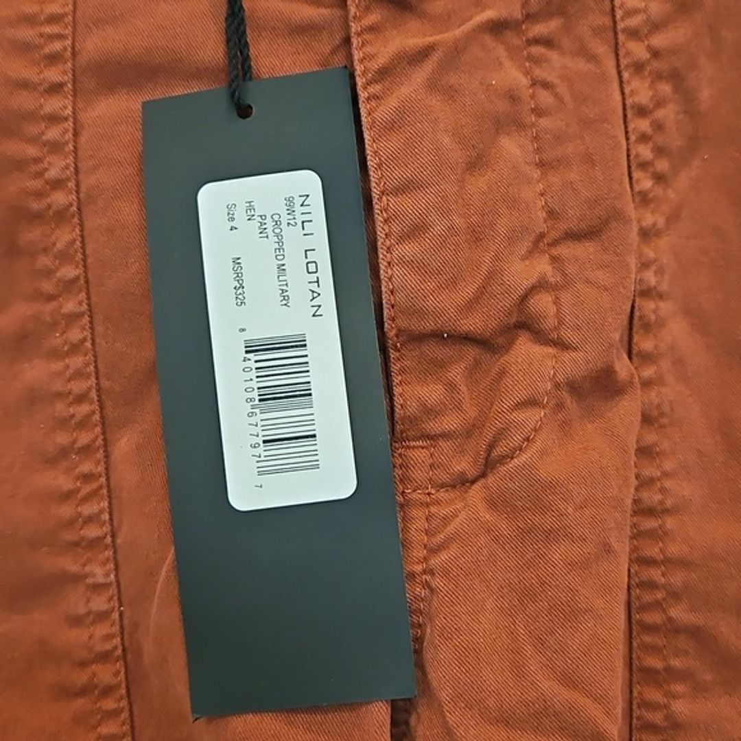NWT Nili Lotan Military Cropped Pants