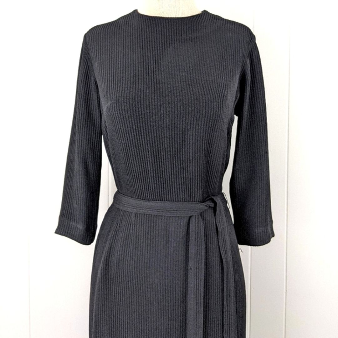 Vintage 50's L'Aiglon Ribbed Wiggle Dress