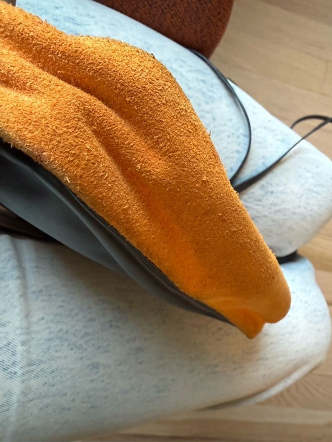 Jil Sander Navy Leather/Suede Bag