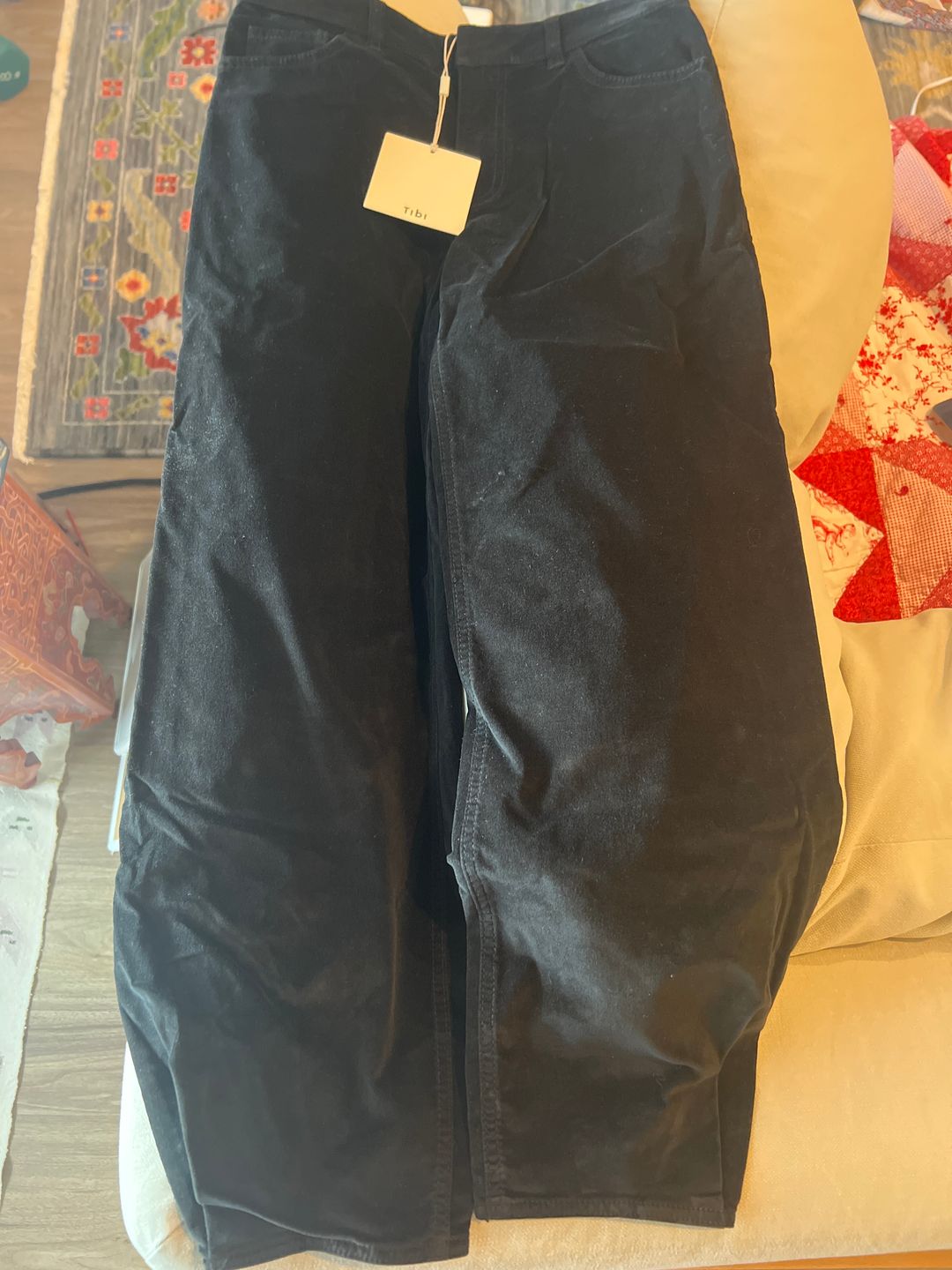 Stretch Velveteen Brancusi Pant