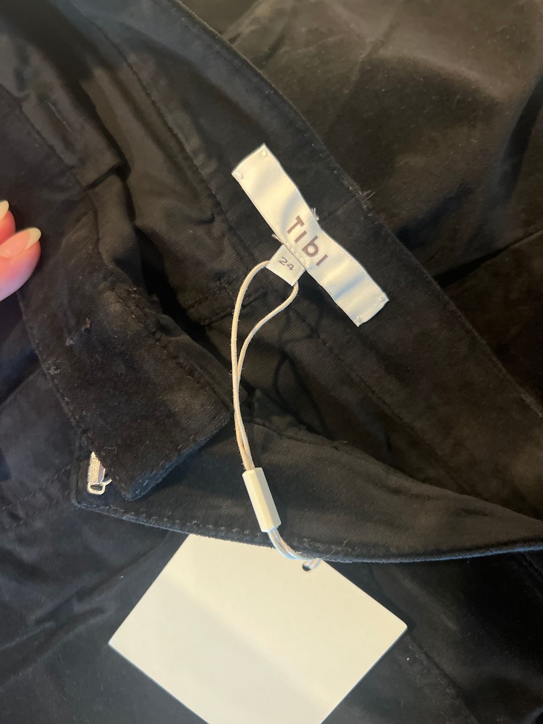 Stretch Velveteen Brancusi Pant