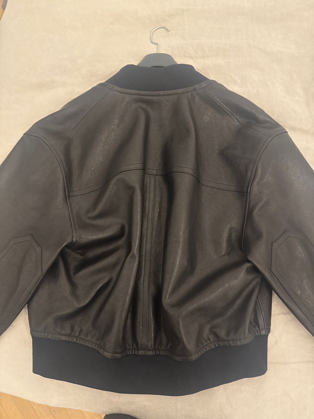 NWT Khaite Spence Jacket in Black Leather