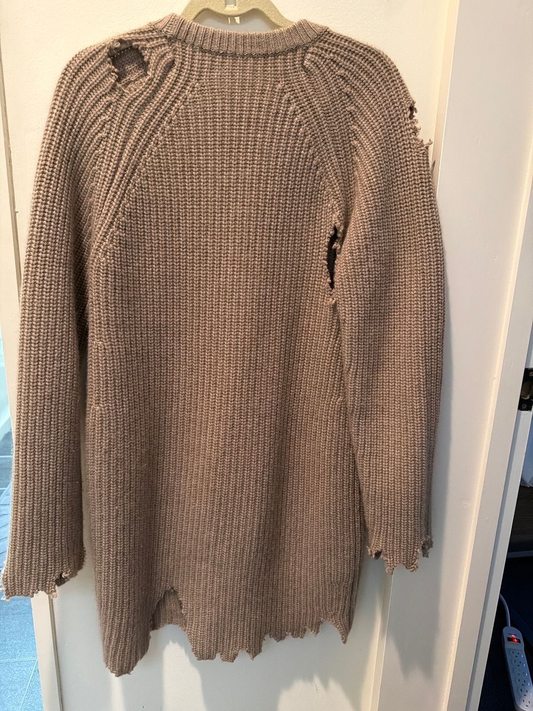 Rory Distressed Cardigan Sweater