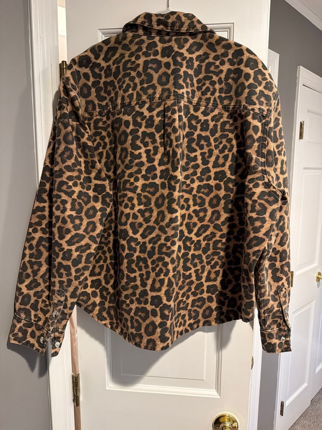 Paxton Shirt - Black And Brown Leopard