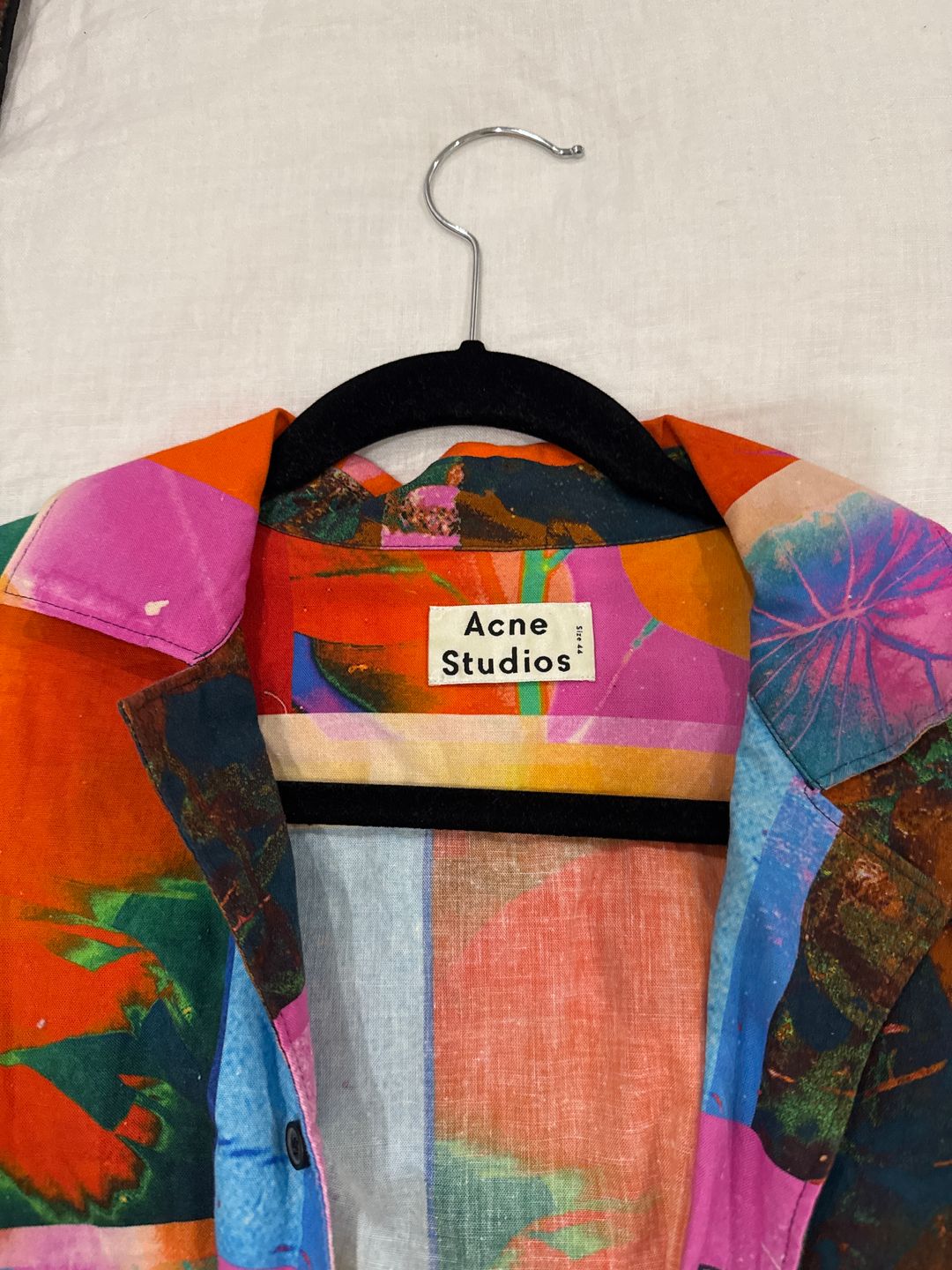 Acne Studios Simon Botanical Print Vacation Shirt