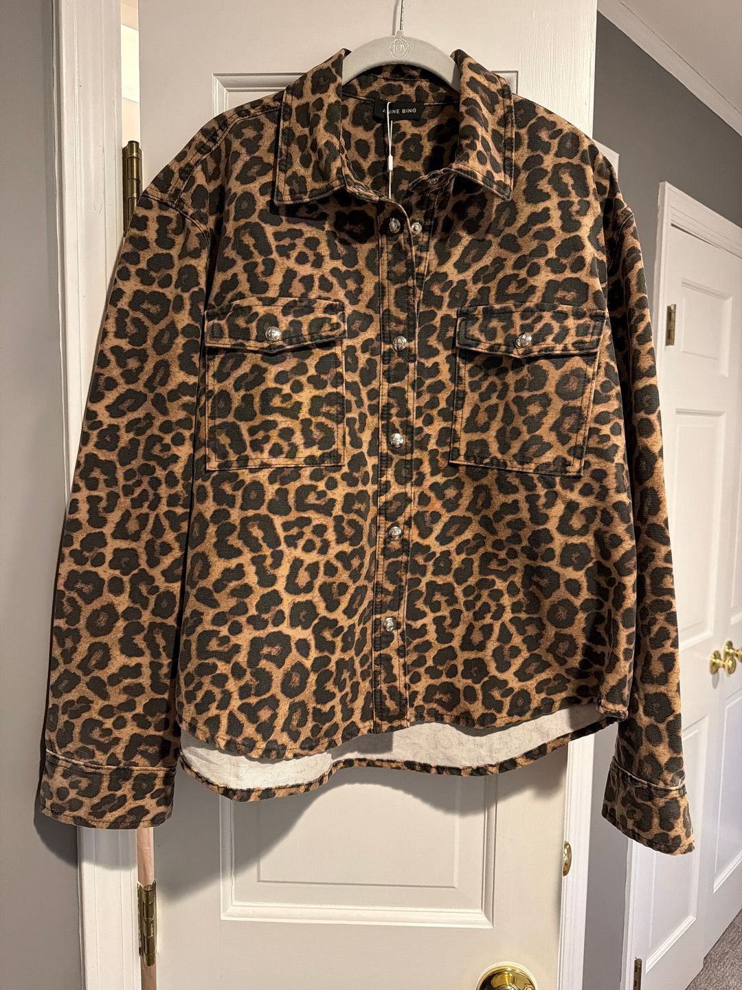 Paxton Shirt - Black And Brown Leopard
