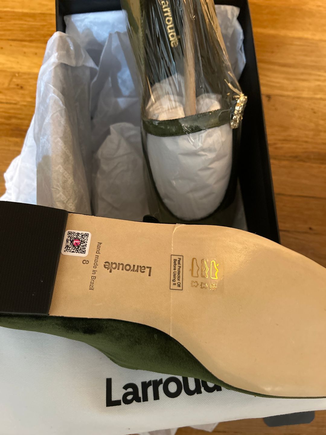 Blair Ballet Flat In Bosco Velvet