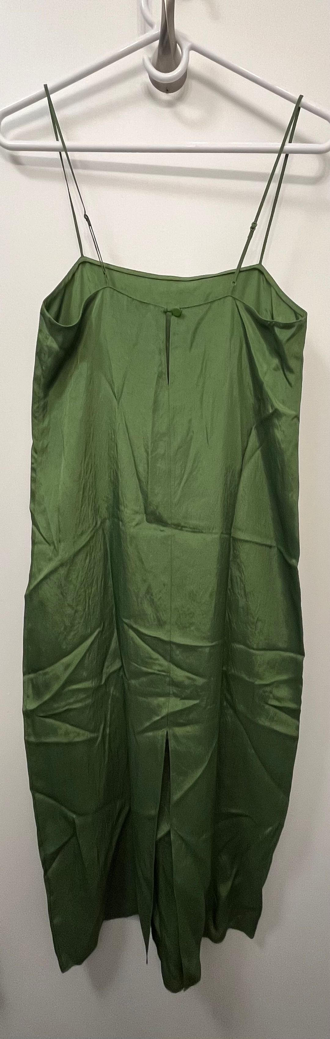 Summer Acetate Crinkle Slip Dress