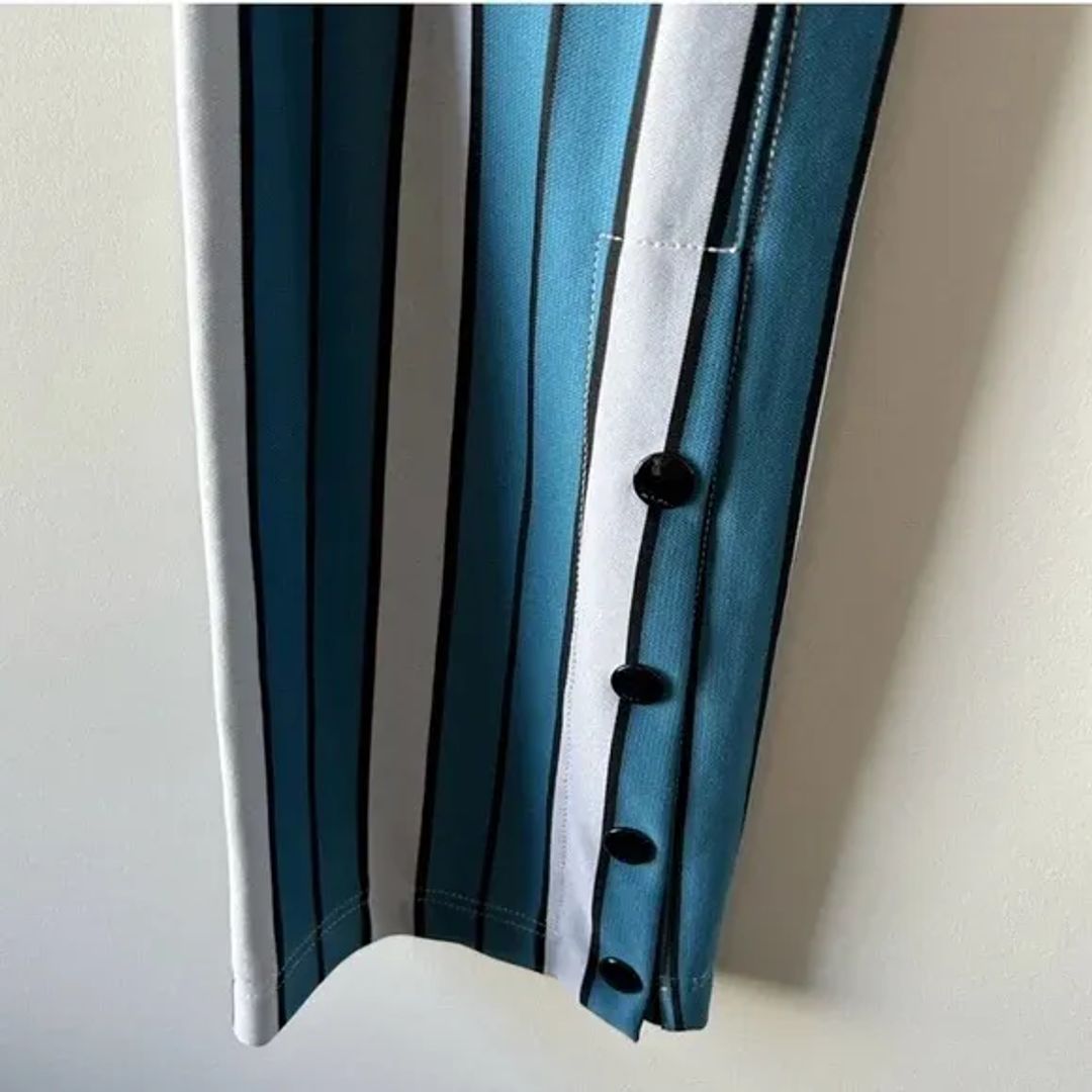 NWT Marni Blue and White Striped Hampden Pants